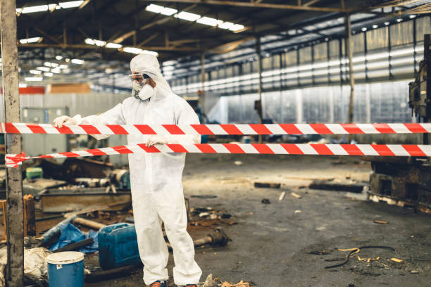 Professional Crime Scene Cleanup technician working in Franconia, NH